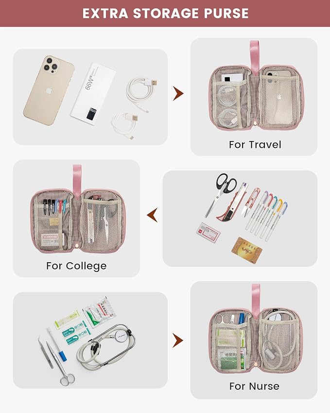LOVEVOOK Laptop Backpack for Women, 15.6 Inch Work Laptop Bag - Image 5
