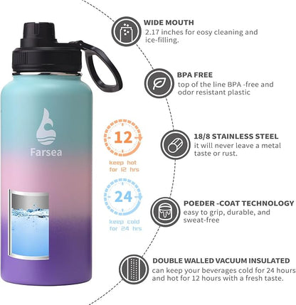 Farsea Insulated Water Bottle - Image 2