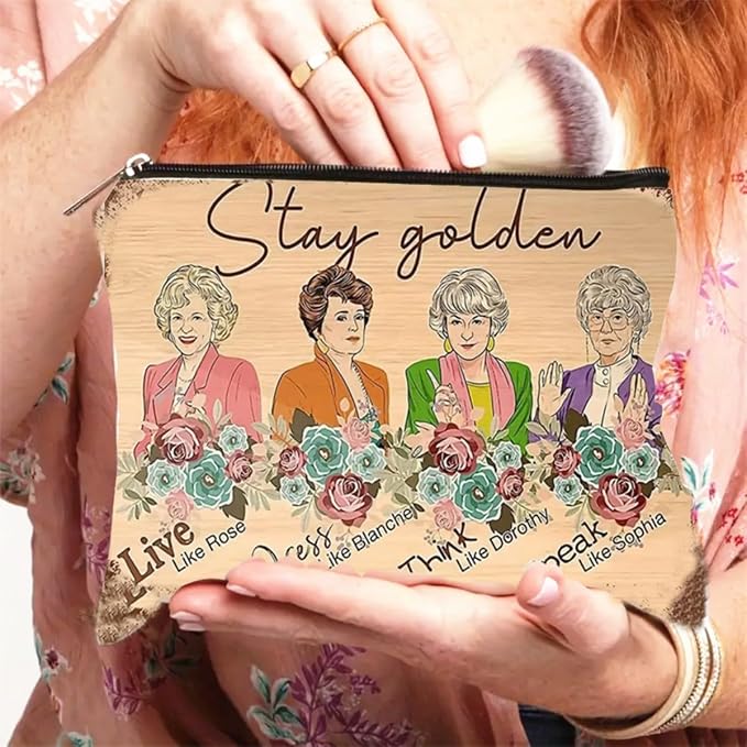 Stay Golden Women's Cosmetic Bag - Image 6