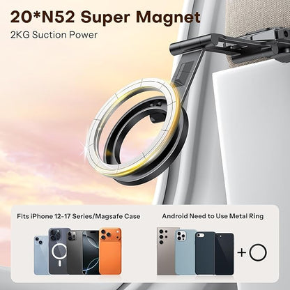 OMOTON TP02 360°Rotating for MagSafe Tripod, New Upgrade - Image 5