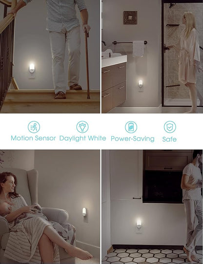 L LOHAS LED Motion Sensor Night Light, Motion Activated Night Light, Daylight - Image 7