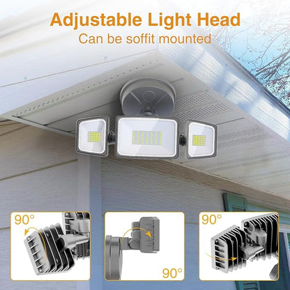 Onforu 75W LED Security Light, 7000LM Brightness Outdoor Flood Light Fixture - Image 7