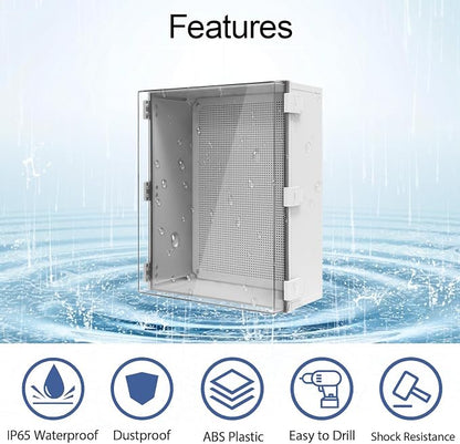 Electrical Box IP65 Waterproof ABS Plastic Enclosure Outdoor and Indoor Project - Image 3