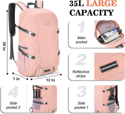 BAGPARKK Hiking Backpack, Large 35L Travel Backpacks - Image 3