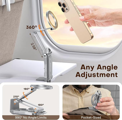 OMOTON TP02 360°Rotating for MagSafe Tripod Mount, Adjustable Aluminum Magnetic - Image 5