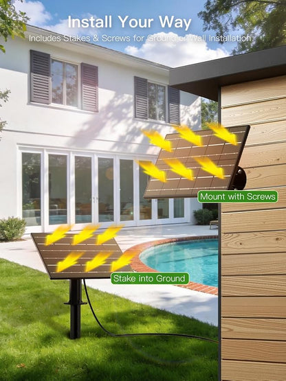 100FT Solar String Lights Outdoor Waterproof, 35+1 LED Solar Powered Lights - Image 7