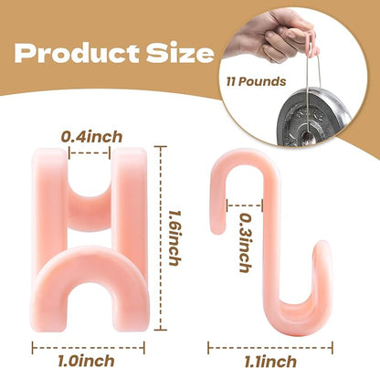 Mlici Clothes Hanger Connector Hooks, 60 Pack Hanger Extender Space Saver - Image 6
