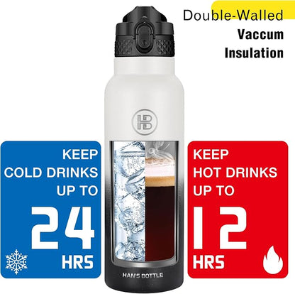 Han's Bottle Sports Water Bottle - 24 Oz - Image 6