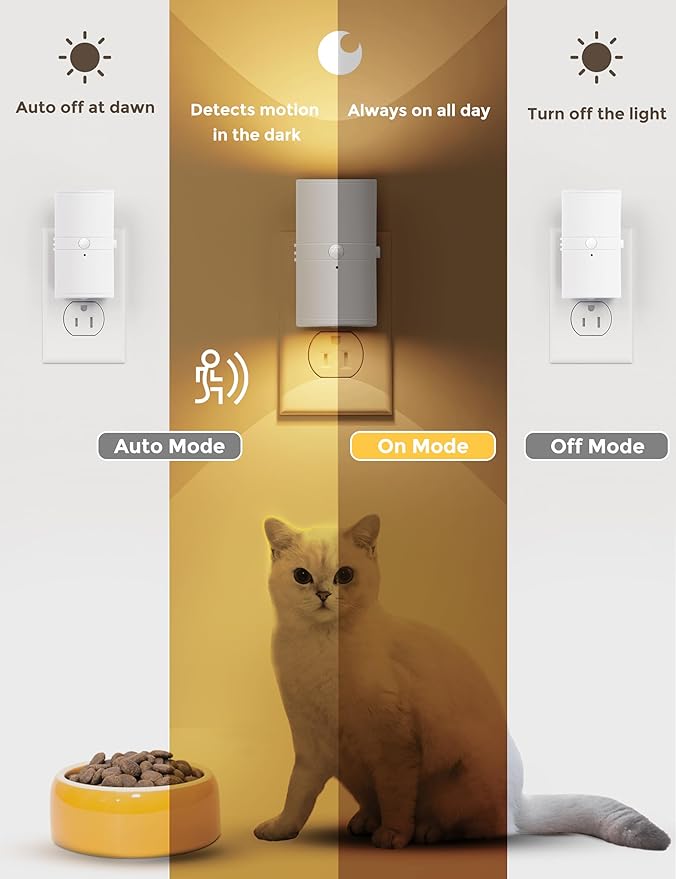 L LOHAS LED Motion Sensor Night Light Plug in, Motion Activated Night Light - Image 2