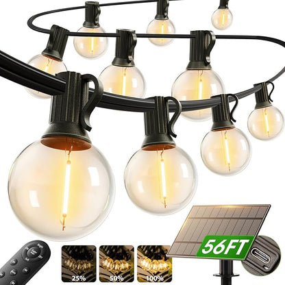addlon 50FT Solar String Lights Outdoor Waterproof by addlon