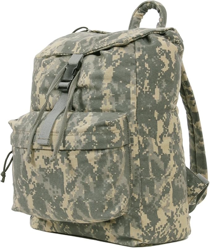 Rothco Canvas Daypack – Heavy-Duty Cotton Canvas Backpack by Rothco