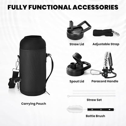 RAYMYLO Insulated Water Bottle 32 oz, Triple Wall Vacuum Stainless Steel - Image 6