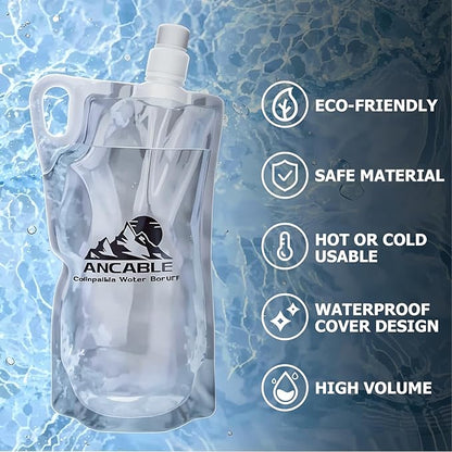 Ancable 33oz Collapsible Water Bottles, BPA-Free Water Bottle - Image 6