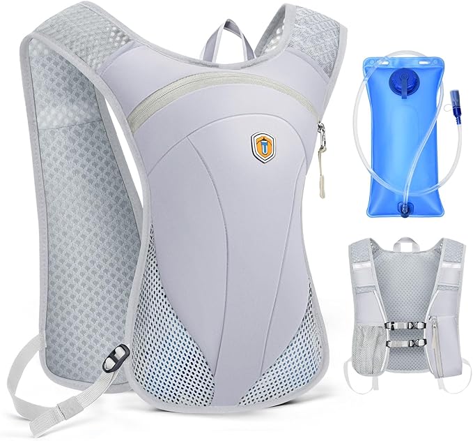 Hydration Backpack with 2L Water Bladder Bag, Lightweight and Breathable by MIAOJIE