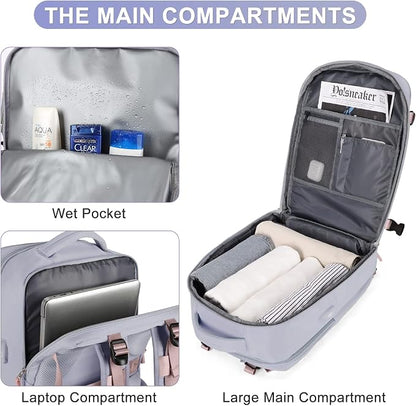 coofay Travel Backpack For Women Airline Approved Carry On Backpack Flight - Image 6