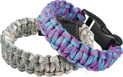 Sportmusies Paracord Wristband for Outdoor Sport Tactical Survival Parachute by Sportmusies