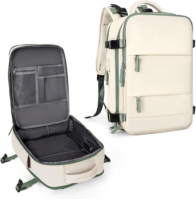 coowoz Large Travel Backpack for Women Men, Carry On Backpack Flight Approved by coowoz