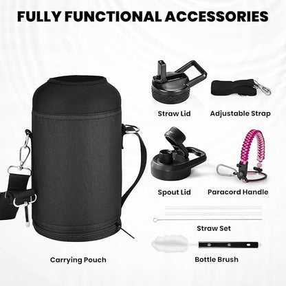 RAYMYLO Insulated Water Bottle 64 oz, Triple Wall Vacuum Stainless Steel - Image 6