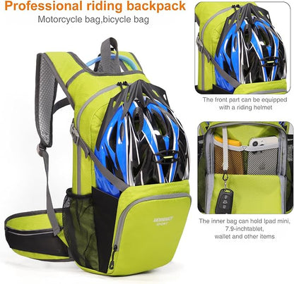 Hiking Daypack Waterproof Biking Backpack 15L Lightweight Durable Backpack - Image 3