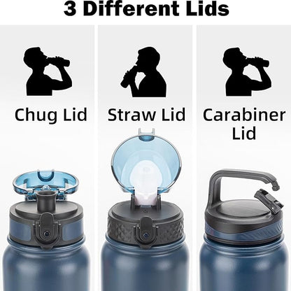 Oldley Insulated Water Bottle 32oz Water Bottles - Image 2