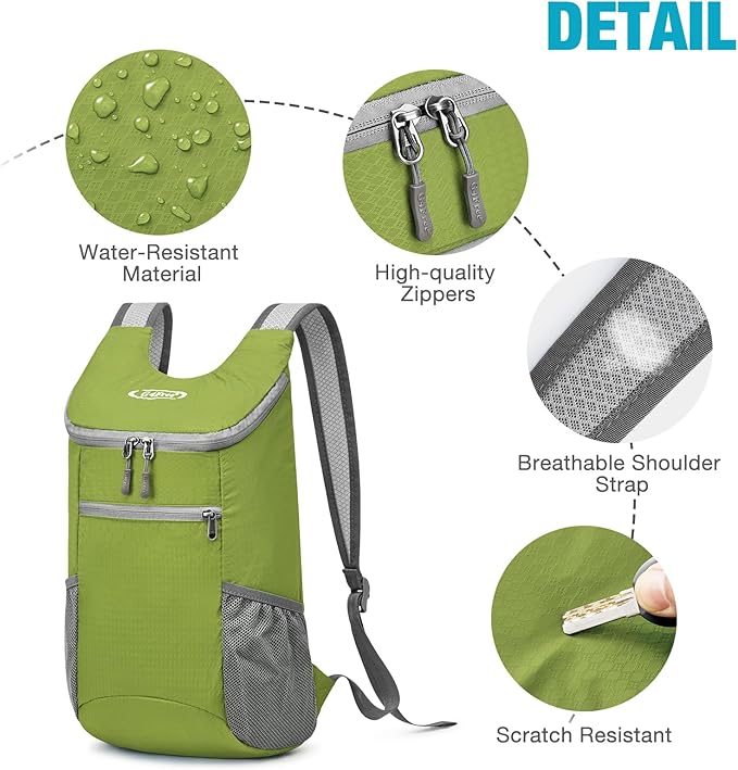 G4Free Lightweight Packable Hiking Backpack - Image 6