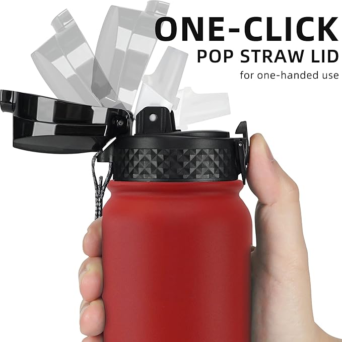 Fanhaw 20 oz Insulated Stainless Steel Water Bottle - Image 2