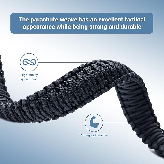 Double Braide 550LB Shotgun Sling 2 Point Paracord Rifle Sling, Non-Slip - Image 2