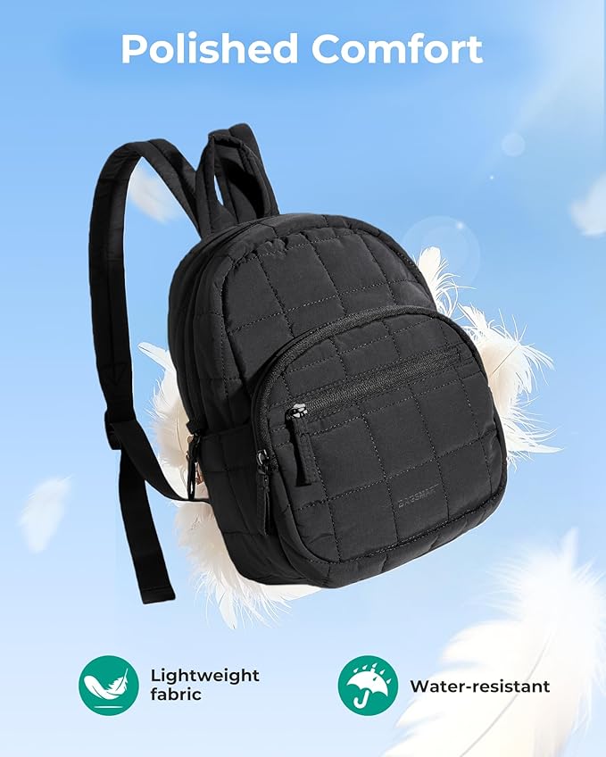 BAGSMART College Laptop Backpack, Mini Backpack - Image 5