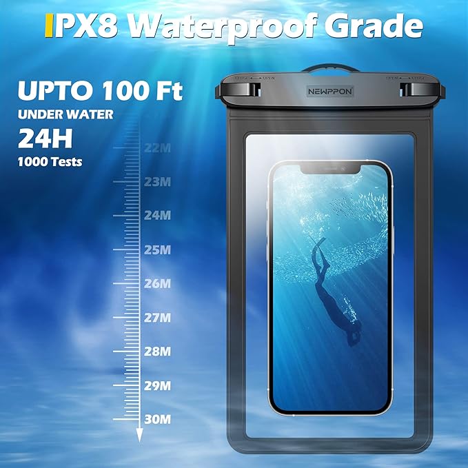 10.5" XL Large Waterproof Phone Pouch - Image 4