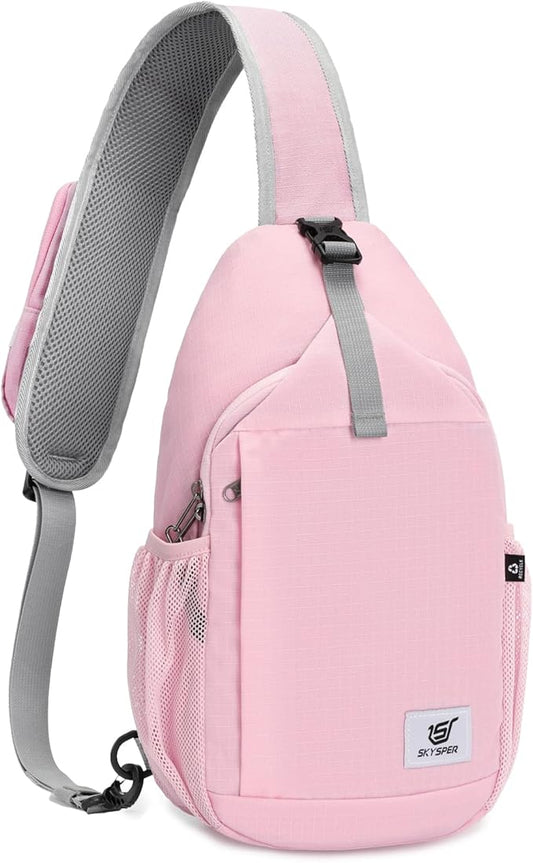 SKYSPER Sling Bag RFID Cross Body Bag Recycled Crossbody Backpack Travel Daypack by SKYSPER