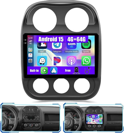 5Ghz WiFi Android 15 Car Radio for Jeep Compass Patriot 2010-2016 Car Stereo by INEFALA