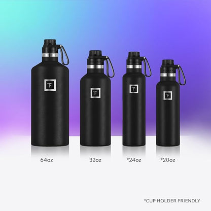 IRON °FLASK Camping & Hiking Hydration Flask - 32 oz Sky - Image 6