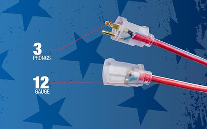 Southwire Heavy Duty Extension Cord, 12 Gauge, 3 Conductor, Outdoor Cord - Image 13