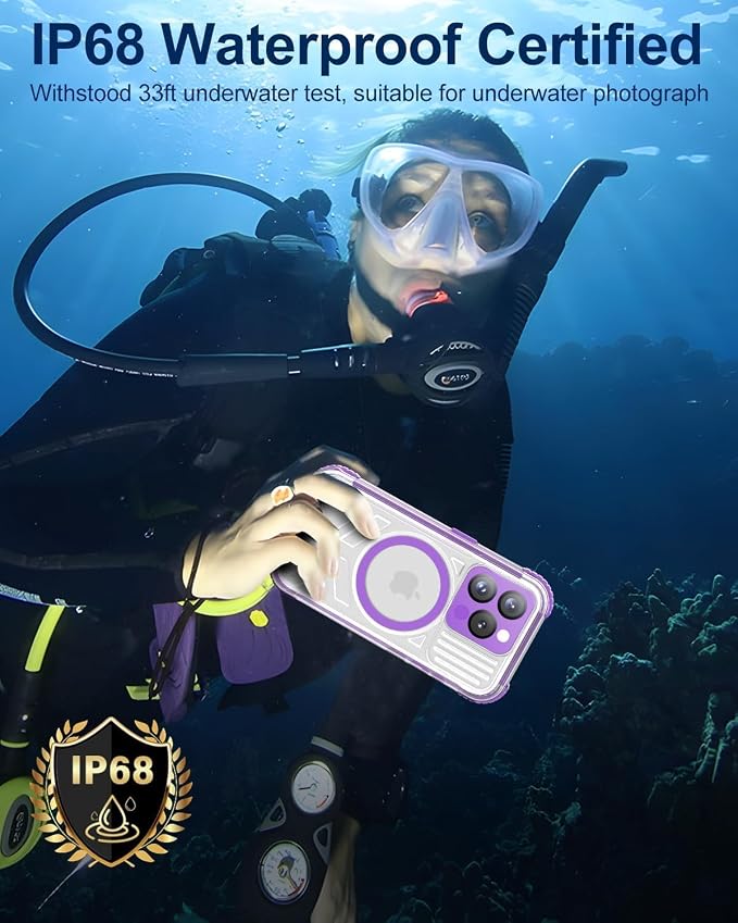 for iPhone 15 Pro Waterproof Case - Image 3