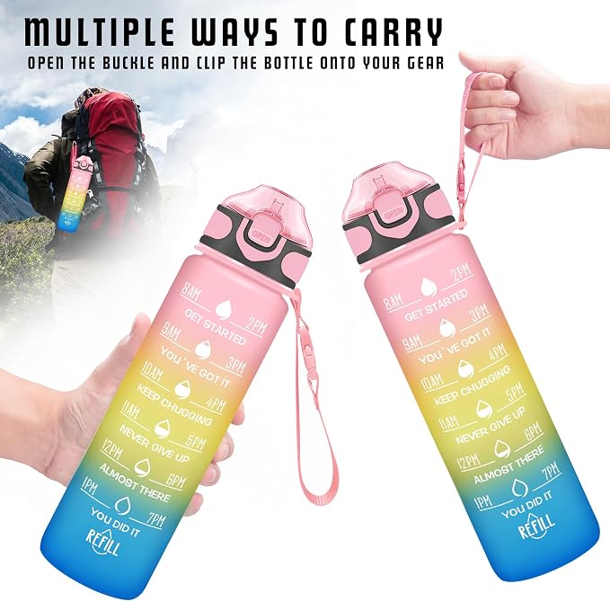 Enerbone 32 oz Drinking Water Bottle - Image 6