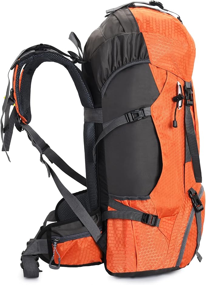 Bseash 60L Waterproof Hiking Camping Backpack - Image 9