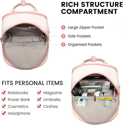 LOVEVOOK Laptop Backpack for Women, 15.6 Inch Laptop Bag - Image 4