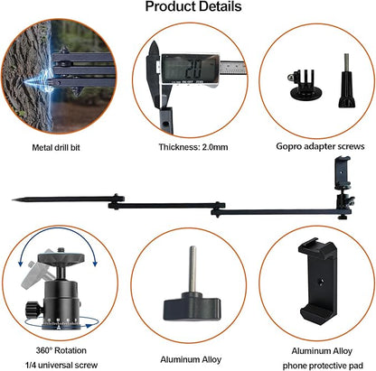 Tree Stand Phone Mount for Hunting, Camera Arm for Hunting, Treestand Phone - Image 3