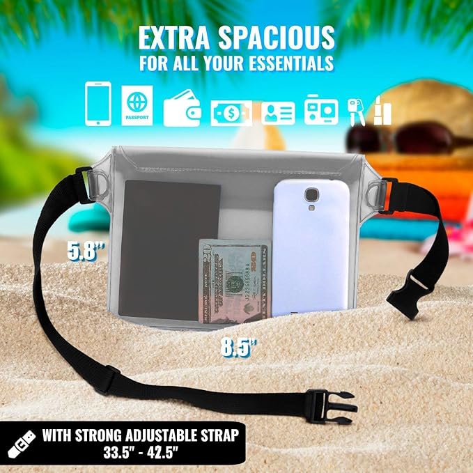 AiRunTech Waterproof Fanny Pack, Phone Pouch Dry Bag - Image 3