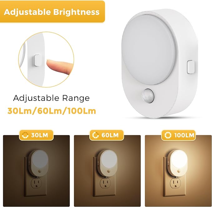 L LOHAS LED Motion Sensor Night Light, Night Lights Plug into Wall, Motion - Image 4