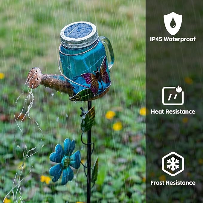 SRNPMIU Solar Watering Can Light, Yard Outdoor Decor Lights, IP65 Waterproof - Image 5