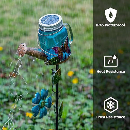 SRNPMIU Solar Watering Can Light, Yard Outdoor Decor Lights, IP65 Waterproof - Image 5