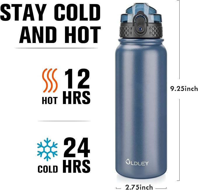 Oldley Insulated Water Bottle 20oz Water Bottles - Image 3