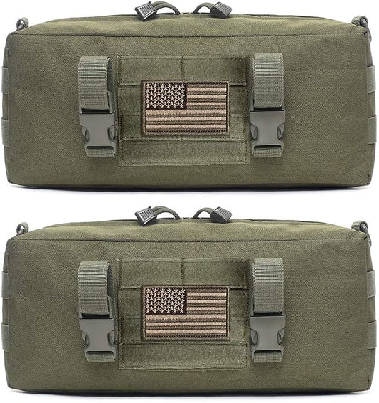 WYNEX Large Molle Pouch, Tactical Molle Bag Vertical Admin Pouch, Modular by WynexTactical