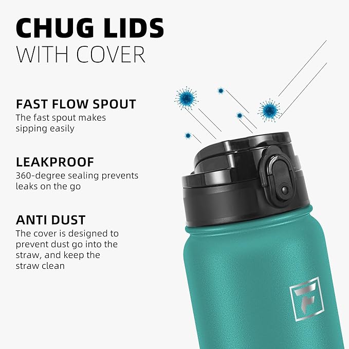 Fanhaw 40 oz Insulated Stainless Steel Water Bottle - Image 4