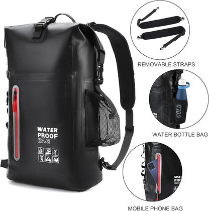Waterproof Backpack, Waterproof Backpack That Can Float, Suitable - Image 7