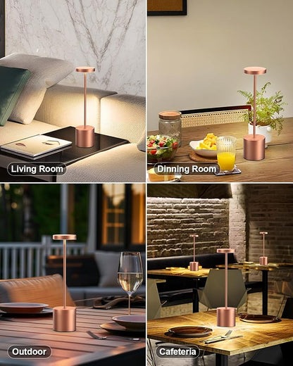 Swinerton Cordless Table Lamps Rechargeable, Portable LED Desk Lamp, 5000mAh - Image 5