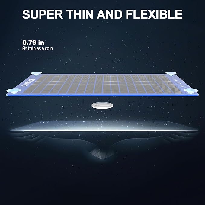 OYMSAE 12W Solar Car Battery Charger Portable 12V Trickle Battery Charger & - Image 6