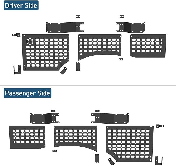 Hooke Road F150 Side Truck Bed MOLLE Panels Cargo Rack - Image 8