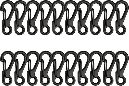 SWATOM Small Mini Carabiner Clip Tiny Spring Snap Hook Keychains Micro by SWATOM